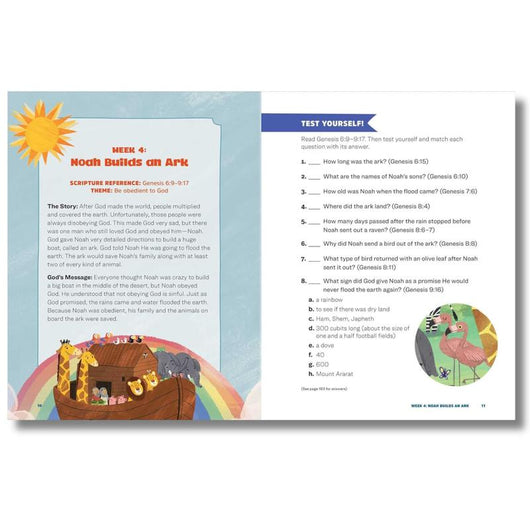 Bible Study Workbook for Kids - Lessons, Activities, and Quizzes to Grow Faith