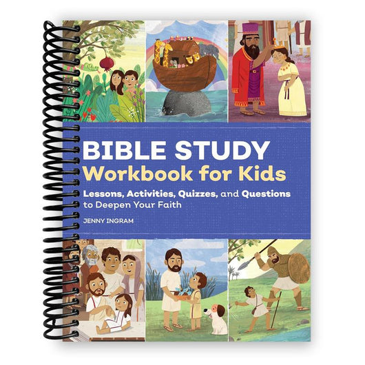 Bible Study Workbook for Kids - Lessons, Activities, and Quizzes to Grow Faith